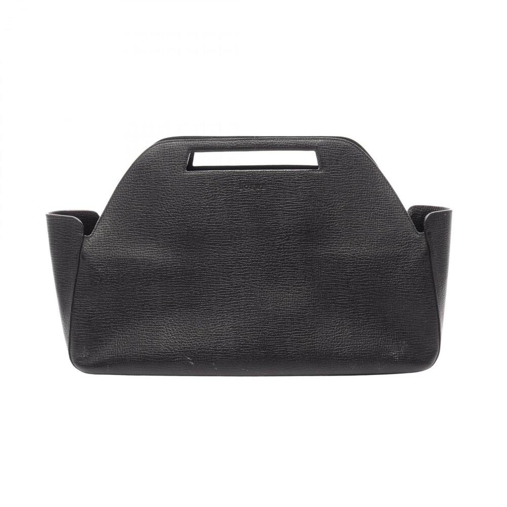 Loewe handbag, leather, women's, black.